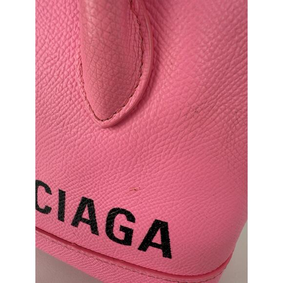 Balenciaga Ville XXS Top Handle Women's Bag in Pink Leather - Picture 9 of 16